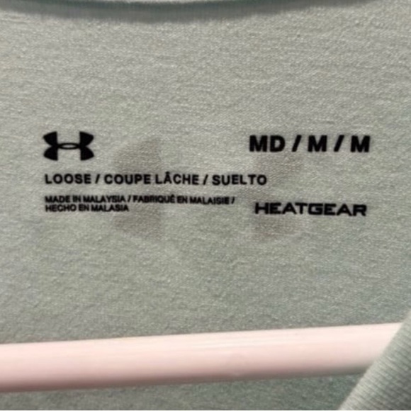 Women’s Under Armour Light Blue Muscle Tank Top Medium - Picture 2 of 8